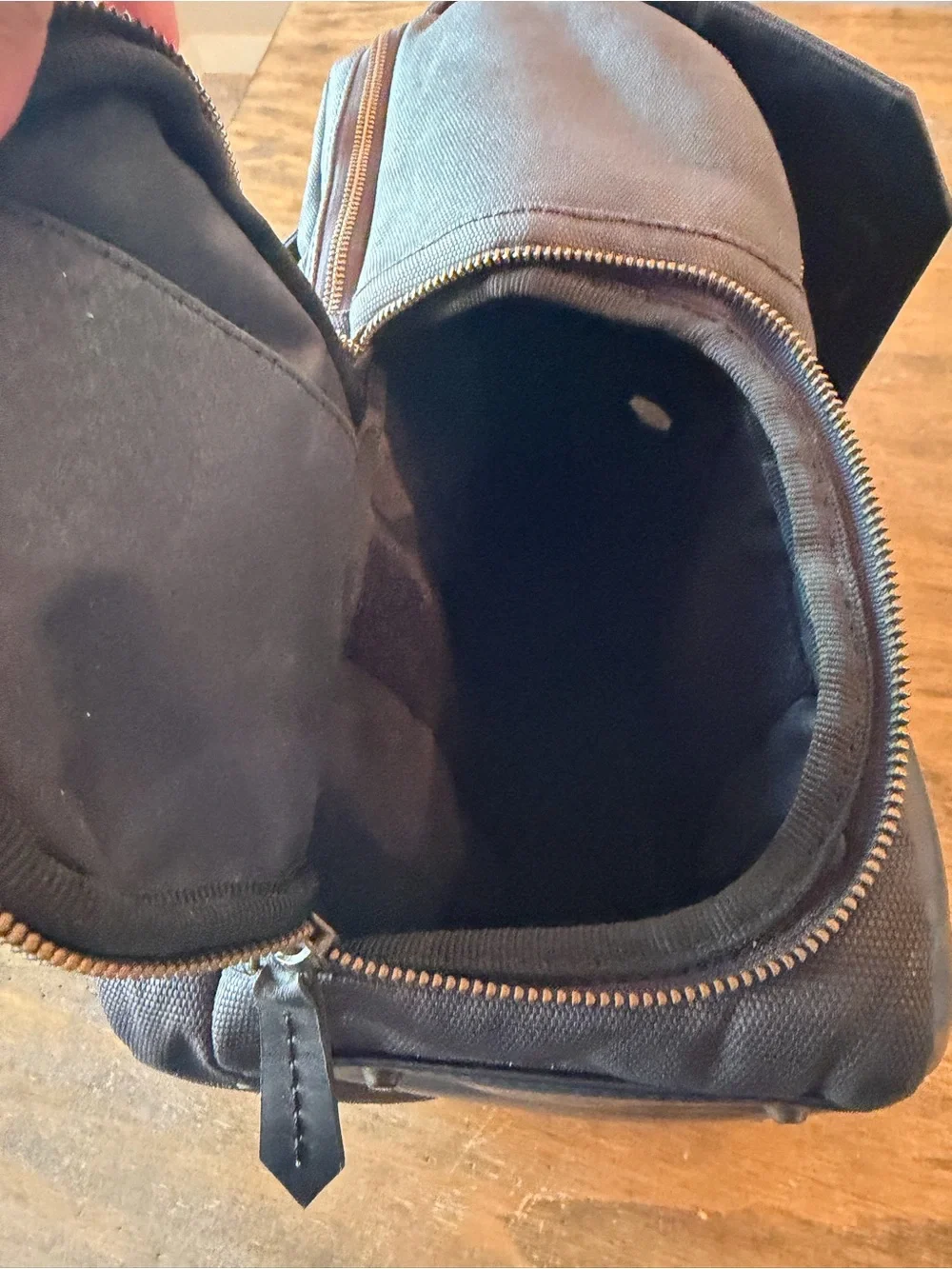 atlas black backpack vegan
